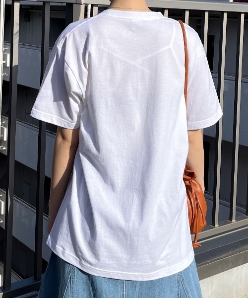 spiritoso(スピリトーゾ)の「【spiritoso】FREEDOM FUN シートプリントTシャツ(Tシャツ/カットソー・レディース・オートミール/ブラック/ホワイト・LARGE/MEDIUM)」の18枚目の写真