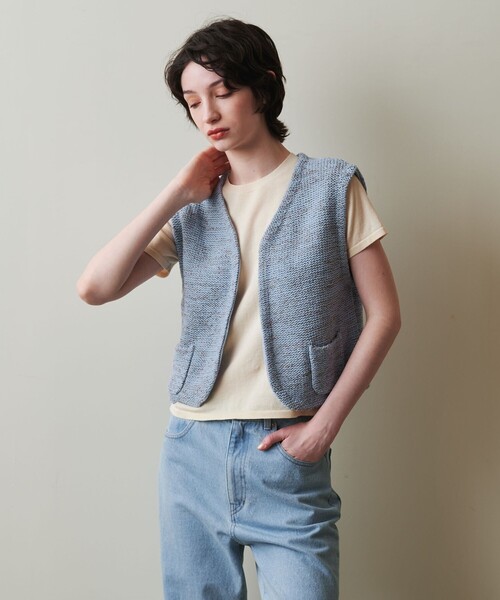セール】＜Steven Alan＞ラメ ニット ベスト（ベスト）｜Steven