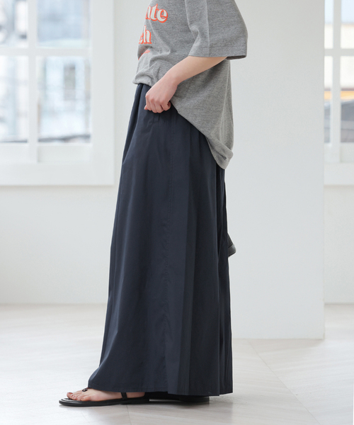 JOURNAL STANDARD relume（ジャーナルスタンダード　レリューム）の「【MULTI FUNC+】UVカット / 接触冷感 / ギャザーワイドパンツ（その他パンツ・レディース・ネイビー/カーキ/アイボリー・FREE）」の21枚目の写真