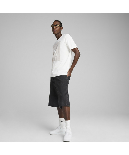 PUMA（プーマ）の「PUMA プーマ メンズ グラフィックス プーマ ウォーディング 半袖 Tシャツ（Tシャツ/カットソー・メンズ・ホワイト/ライトグレー/ブラック/ブルー系その他・X-LARGE/XX-LARGE/SMALL/LARGE/MEDIUM）」の14枚目の写真