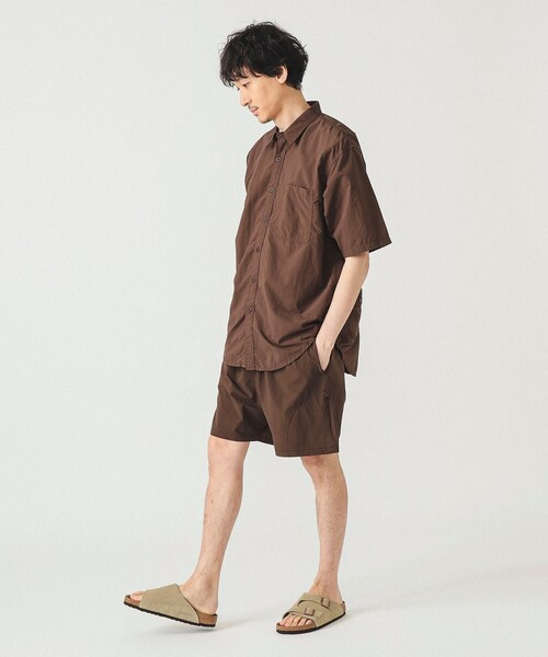 BEAMS（ビームス）の「BEAMS / CODURA（R） アクティブ ショーツ【セットアップ対応】（その他パンツ・メンズ・オリーブ/ブラウン/ダークネイビー・M/S/XL/L）」の6枚目の写真