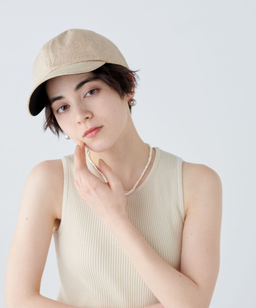 HAT MIKKE（ハットミッケ）の「-TEN°バックドロストキャップ（キャップ・レディース・ブラック/グレー/ベージュ・フリー）」の18枚目の写真