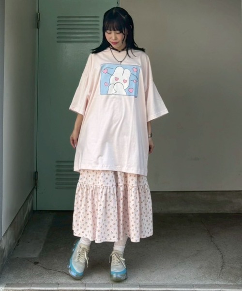 セール】【nsn】siroiusagichan BIG BIG Tシャツ（Tシャツ