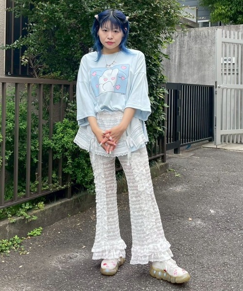 tシャツ 「nsn」siroiusagichan  BIG BIG Tシャツ レディース メンズ セール】【nsn】siroiusagichan BIG BIG Tシャツ（Tシャツ