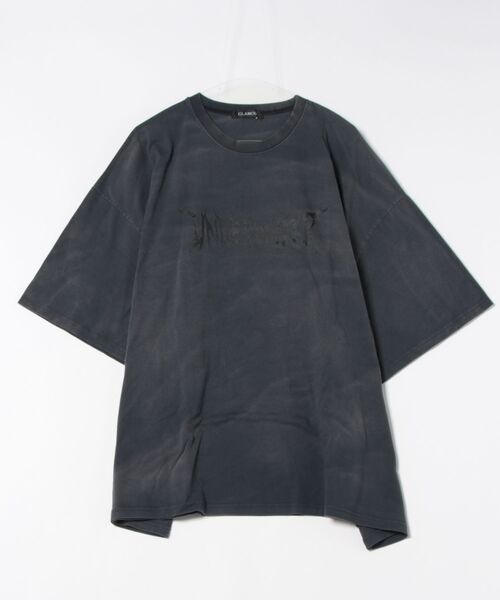 a.p.o.v.（エーピーオービー）の「a.p.o.v. デビルフォントロゴダートピグメントスーパーオーバーサイズTシャツ（Tシャツ/カットソー・メンズ・ブラック/グレー・ONESIZE）」の7枚目の写真
