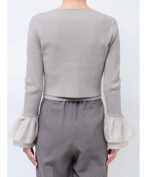 LAGUNAMOON（ラグナムーン）の「シアーフレアカフスニットアンサンブル（アンサンブル・レディース・ライトグリーン/ライトグレー/ブラック・FREE）」の21枚目の写真