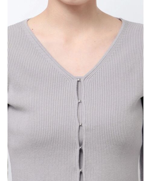 LAGUNAMOON（ラグナムーン）の「シアーフレアカフスニットアンサンブル（アンサンブル・レディース・ライトグリーン/ライトグレー/ブラック・FREE）」の20枚目の写真