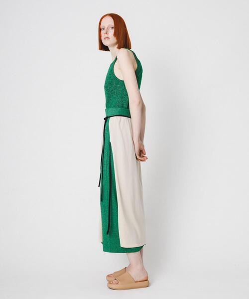 LAATO（ラート）の「mosa knit camisole（キャミソール・レディース・ブラウン/グリーン・FREE）」の21枚目の写真