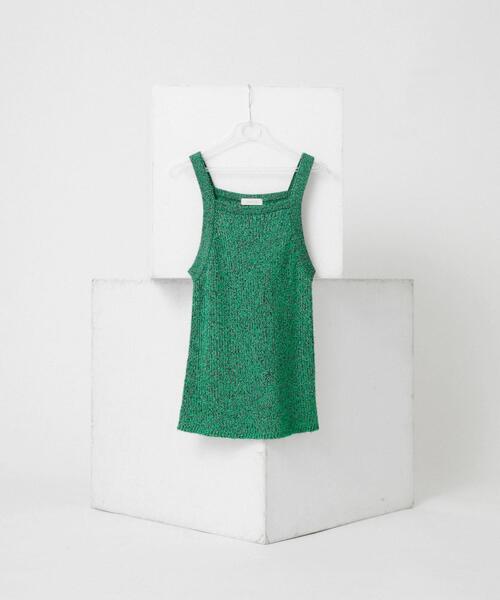 LAATO（ラート）の「mosa knit camisole（キャミソール・レディース・ブラウン/グリーン・FREE）」の22枚目の写真