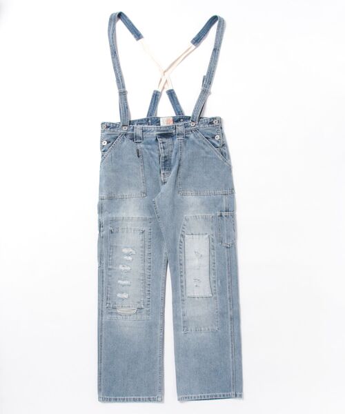 OLD BETTY'S（オールドベティーズ）の「オールドベティーズ【OLD BETTY’S】Denim Damage Bib Overall（デニムパンツ・レディース・インディゴブルー・FREE）」の17枚目の写真
