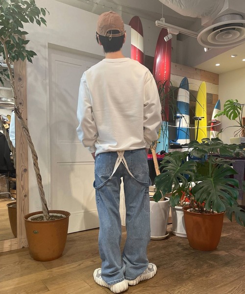 OLD BETTY'S（オールドベティーズ）の「オールドベティーズ【OLD BETTY’S】Denim Damage Bib Overall（デニムパンツ・レディース・インディゴブルー・FREE）」の8枚目の写真