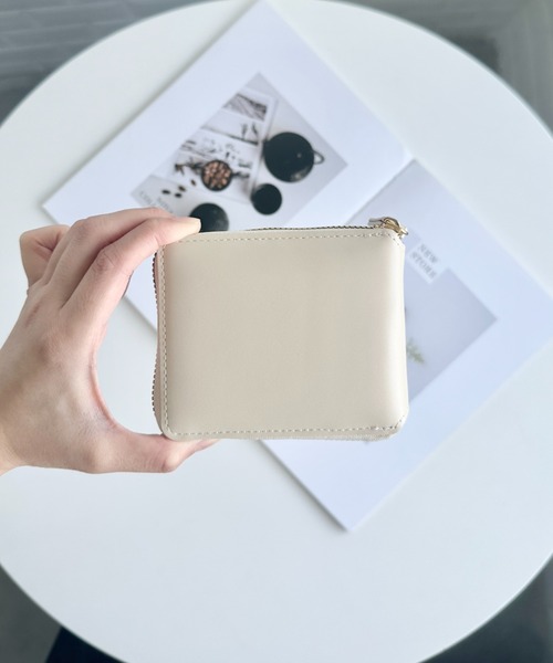 セール】【5色展開】シンプル無地二つ折りウォレット（財布）｜CLEA