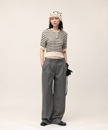 【新品未使用】leinwande Hand Fringe Knit Top Hand Fringe Knit Top/Black | leinwände | ラインヴァンドの