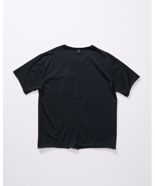 wjk(ダヴルジェイケイ)の「【LEON×B'2nd×wjk】cool touch zip-eco leather pocket S/S(Tシャツ/カットソー・メンズ・ホワイト/ブラック・LARGE/MEDIUM/SMALL/X-LARGE)」の6枚目の写真