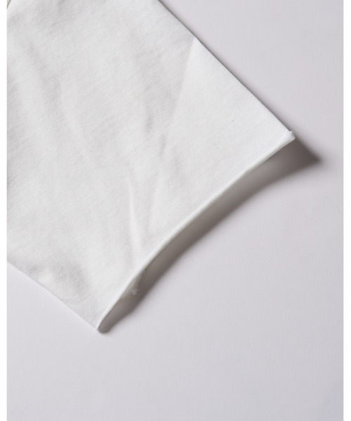 wjk(ダヴルジェイケイ)の「【LEON×B'2nd×wjk】cool touch zip-eco leather pocket S/S(Tシャツ/カットソー・メンズ・ホワイト/ブラック・LARGE/MEDIUM/SMALL/X-LARGE)」の14枚目の写真