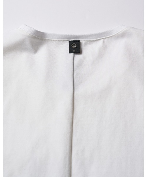 wjk(ダヴルジェイケイ)の「【LEON×B'2nd×wjk】cool touch zip-eco leather pocket S/S(Tシャツ/カットソー・メンズ・ホワイト/ブラック・LARGE/MEDIUM/SMALL/X-LARGE)」の13枚目の写真