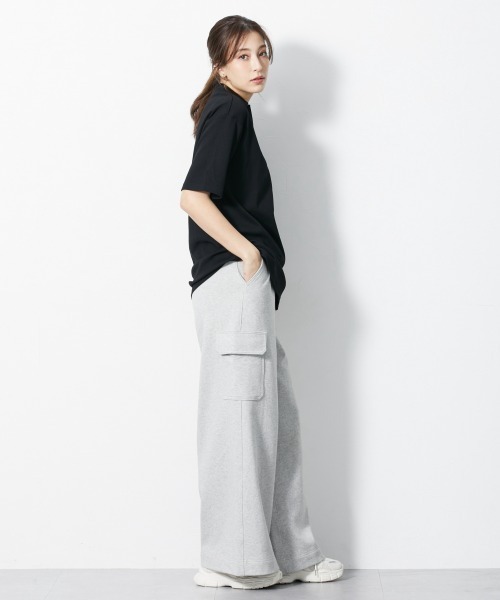 slattgir(スラットジール)の「高身長 吸汗速乾・UVカットポロチュニック (トールサイズ)(その他トップス・レディース・ブラック/オフホワイト/杢グレー・5L/M/L/LL/3L/4L)」の18枚目の写真