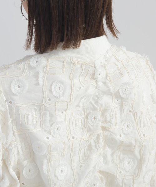 PICCIN（ピッチン）の「【セットアップ可能】後ろギャザーレースカーディガン（カーディガン/ボレロ・レディース・ブラック/オフホワイト・M）」の19枚目の写真