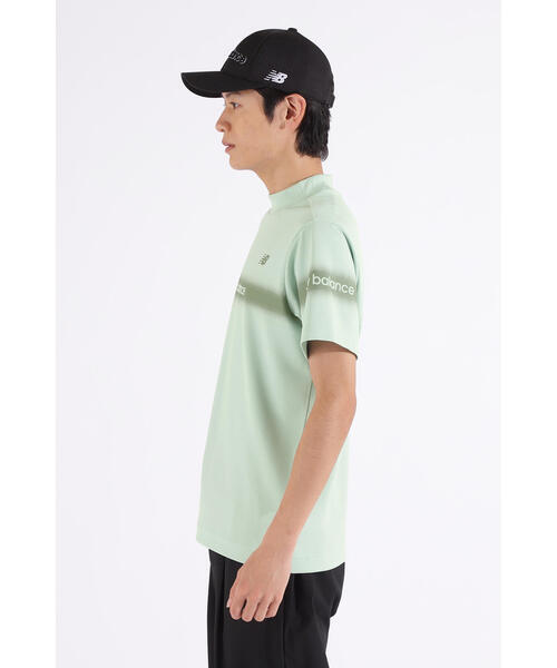 TNRCN MOCK NECK S/S OLIVE　ゴルフウェア　Mサイズ セール】【new balance golf】S／SLEEVE MOCK