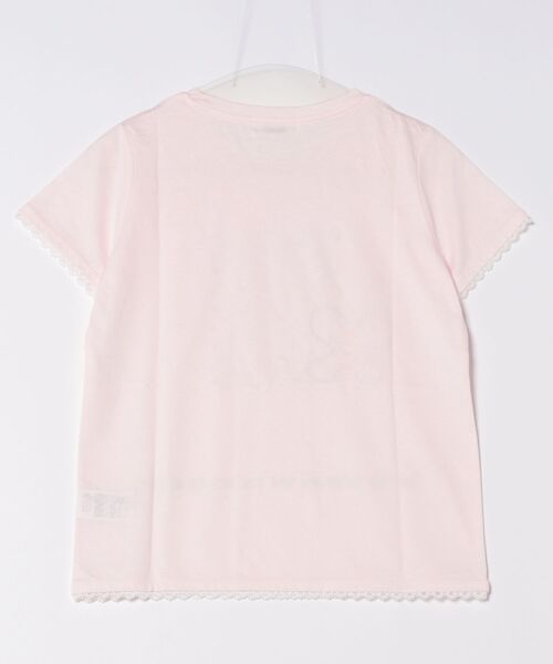 TINA：JOJUN（ティーナジョジュン）の「ガーリー 半袖コラージュTシャツ TINA：JOJUN（Tシャツ/カットソー・レディース・ホワイト/ベビーピンク・M）」の18枚目の写真