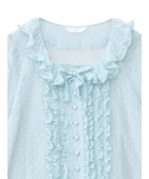 美品♡ピンクハウス♡ポルカドットチュールブラウス ポルカドットチュールブラウス*〜 | ピンクハウス | 松坂屋