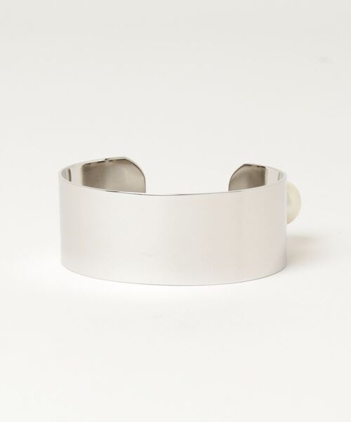 ROSE BUD（ローズバッド）の「(Sea’ds mara)Double pearl bangle（バングル/リストバンド・レディース・シルバー・ONE SIZE）」の2枚目の写真