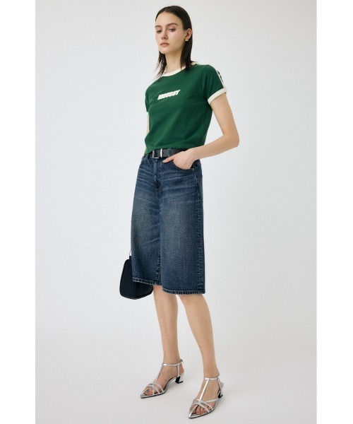 MOUSSY（マウジー）の「RETRO SPORTY MOUSSY Tシャツ（Tシャツ/カットソー・レディース・ネイビー/グリーン/オフホワイト/ライトブルー・FREE）」の13枚目の写真
