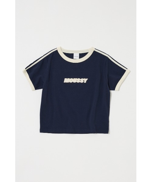 MOUSSY（マウジー）の「RETRO SPORTY MOUSSY Tシャツ（Tシャツ/カットソー・レディース・ネイビー/グリーン/オフホワイト/ライトブルー・FREE）」の21枚目の写真