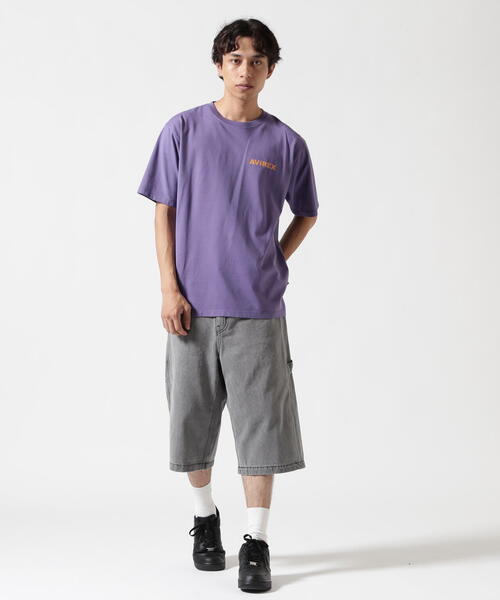 AVIREX(アヴィレックス)の「《WEB&DEPOT限定》FLYING BEAR T-SHIRT "25" / フライングベアー 半袖Tシャツ / AVIREX / アヴィレックス(Tシャツ/カットソー・メンズ・チャコールグレー/ホワイト/ピンク/パープル・L/2XL/M/XL)」の6枚目の写真