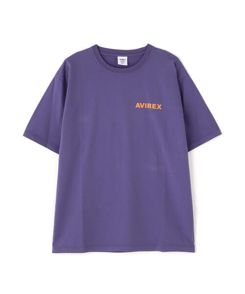 AVIREX(アヴィレックス)の「《WEB&DEPOT限定》FLYING BEAR T-SHIRT "25" / フライングベアー 半袖Tシャツ / AVIREX / アヴィレックス(Tシャツ/カットソー・メンズ・チャコールグレー/ホワイト/ピンク/パープル・L/2XL/M/XL)」の8枚目の写真