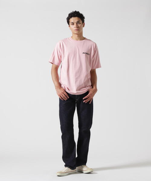 AVIREX(アヴィレックス)の「《WEB&DEPOT限定》FLYING BEAR T-SHIRT "25" / フライングベアー 半袖Tシャツ / AVIREX / アヴィレックス(Tシャツ/カットソー・メンズ・チャコールグレー/ホワイト/ピンク/パープル・L/2XL/M/XL)」の12枚目の写真