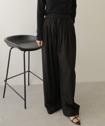 tuck relax wide pants /タックリラックスワイドパンツ