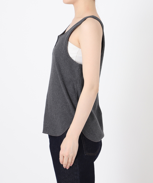 SLOBE IENA（スローブイエナ）の「《WEB限定/追加》ヘンリーパックタンク（Tシャツ/カットソー・レディース・ベージュ・FREE）」の19枚目の写真