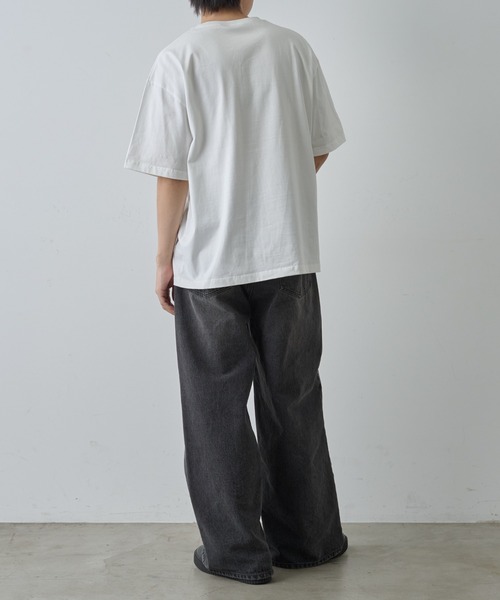 COLONY 2139(コロニートゥーワンスリーナイン)の「ボックスロゴプリントTシャツ(Tシャツ/カットソー・メンズ・ネイビー/ブラック/ホワイト・MEDIUM/LARGE)」の18枚目の写真