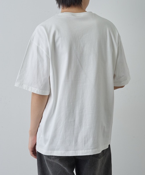COLONY 2139(コロニートゥーワンスリーナイン)の「ボックスロゴプリントTシャツ(Tシャツ/カットソー・メンズ・ネイビー/ブラック/ホワイト・MEDIUM/LARGE)」の6枚目の写真