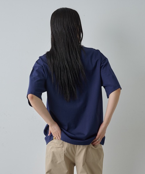 COLONY 2139(コロニートゥーワンスリーナイン)の「ボックスロゴプリントTシャツ(Tシャツ/カットソー・メンズ・ネイビー/ブラック/ホワイト・MEDIUM/LARGE)」の10枚目の写真
