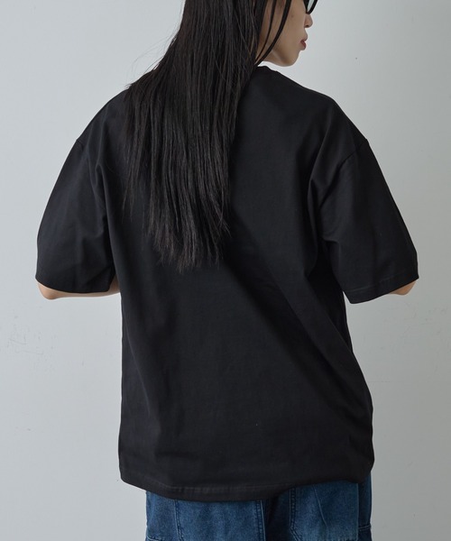 COLONY 2139(コロニートゥーワンスリーナイン)の「ボックスロゴプリントTシャツ(Tシャツ/カットソー・メンズ・ネイビー/ブラック/ホワイト・MEDIUM/LARGE)」の14枚目の写真