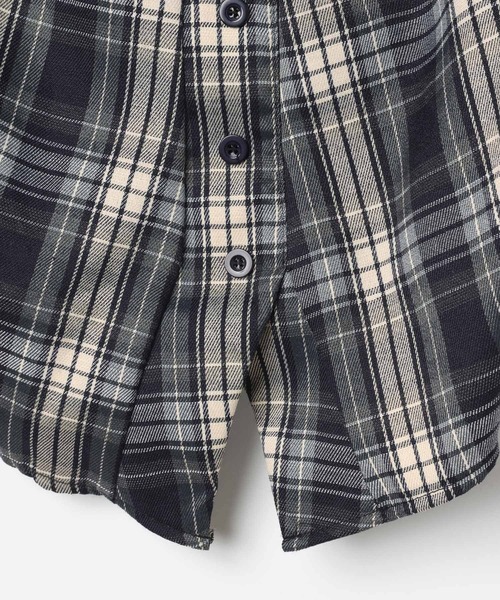 3.3 Field Trip (3.3フィールドトリップ)の「3.3 Field Trip/チェックオフショルブラウス(シャツ/ブラウス・レディース・ネイビー/レッド/イエロー/ブラウン・FREE)」の21枚目の写真