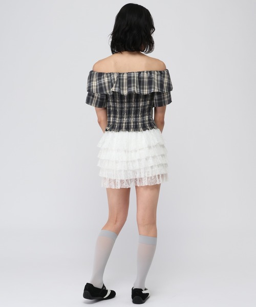 3.3 Field Trip (3.3フィールドトリップ)の「3.3 Field Trip/アソートオフショルブラウス(シャツ/ブラウス・レディース・ネイビー/レッド/イエロー/ブラウン/ライトブルー/ブラック/ホワイト・FREE)」の20枚目の写真