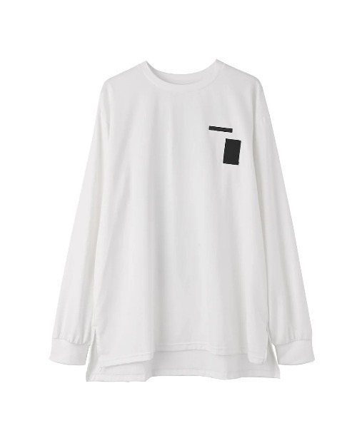 funda mine（ファンダマイン）の「UNISEX〈日本製〉センサリーロンT（Tシャツ/カットソー・メンズ・ブラック/ホワイト・02/01）」の13枚目の写真