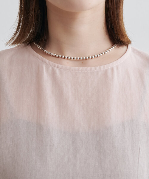 Omekashi（オメカシ）の「シアーTブラウス（シャツ/ブラウス・レディース・イエロー/オフホワイト/ピンク/ブラック・FREE）」の16枚目の写真