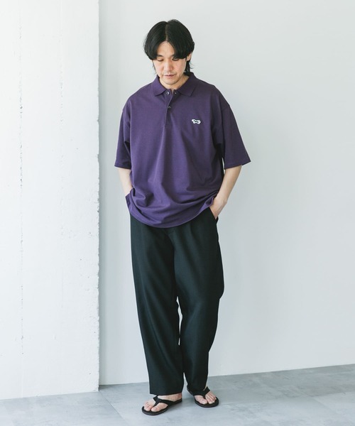 kolor ポロシャツ 鹿の子 kolor カラー 20ss ビッグカノコ ポロシャツ