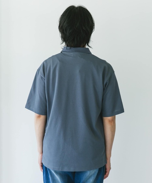 PENNEYS（ぺニーズ）の「『XLサイズ/WEB限定』『別注』PENNEYS×DOORS　THE FOX 鹿の子 ポロシャツ（ポロシャツ・メンズ・ライトグレー/ネイビー/パープル/ブルー・X-LARGE/LARGE/MEDIUM）」の11枚目の写真