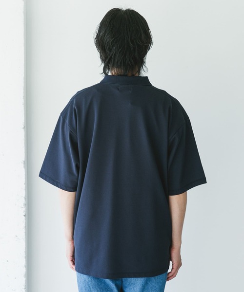 PENNEYS（ぺニーズ）の「『XLサイズ/WEB限定』『別注』PENNEYS×DOORS　THE FOX 鹿の子 ポロシャツ（ポロシャツ・メンズ・ライトグレー/ネイビー/パープル/ブルー・X-LARGE/LARGE/MEDIUM）」の14枚目の写真