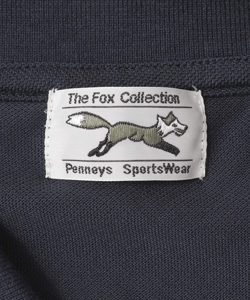 PENNEYS（ぺニーズ）の「『XLサイズ/WEB限定』『別注』PENNEYS×DOORS　THE FOX 鹿の子 ポロシャツ（ポロシャツ・メンズ・ライトグレー/ネイビー/パープル/ブルー・X-LARGE/LARGE/MEDIUM）」の22枚目の写真