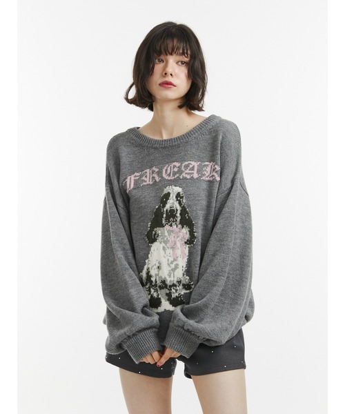 jouetie カウチン ニット ジュエティ ANNA SUI jouetie バタフライ ジャガードニットカーデ IVORY