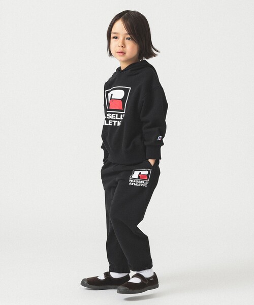 Russell Athletic(ラッセルアスレティック)の「【別注】RUSSELL ATHLETIC / スウェットパーカー 2025FW(110~150cm)(スウェット・キッズ・ブラック/ホワイト系その他3・150/140/130/120/110)」の14枚目の写真