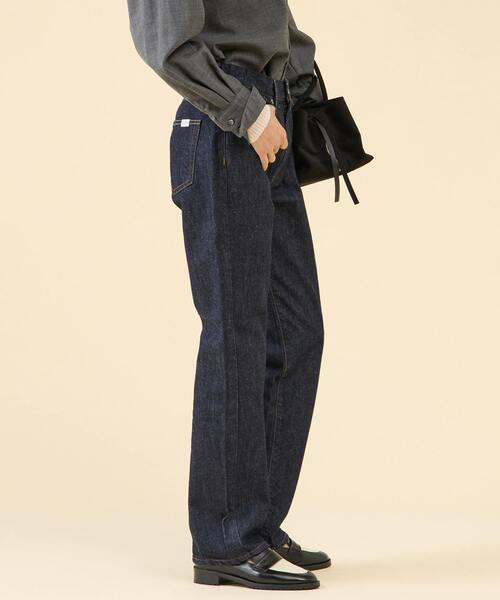 martinique(マルティニーク)の「《コラボ》【upper hights×Amalie & Cecilie Moosgaard】THE AMALIE(デニムパンツ・レディース・ブラック/インディゴブルー・22/24/23)」の3枚目の写真