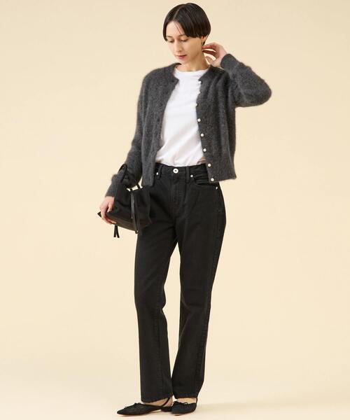 martinique(マルティニーク)の「《コラボ》【upper hights×Amalie & Cecilie Moosgaard】THE AMALIE(デニムパンツ・レディース・ブラック/インディゴブルー・22/24/23)」の15枚目の写真