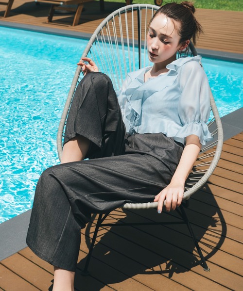 その他 Jill セール】◇パール釦ワイドパンツ（その他パンツ）｜JILL by JILL